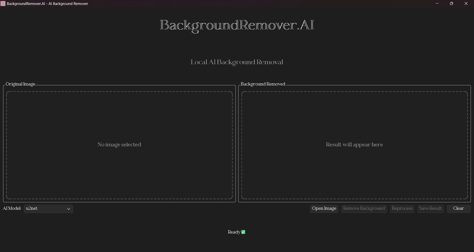 Image Background Remover AI project preview